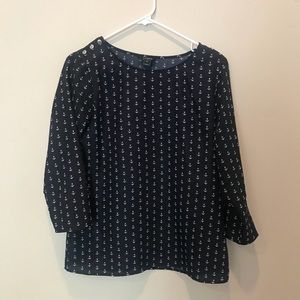 Jcrew anchor blouse